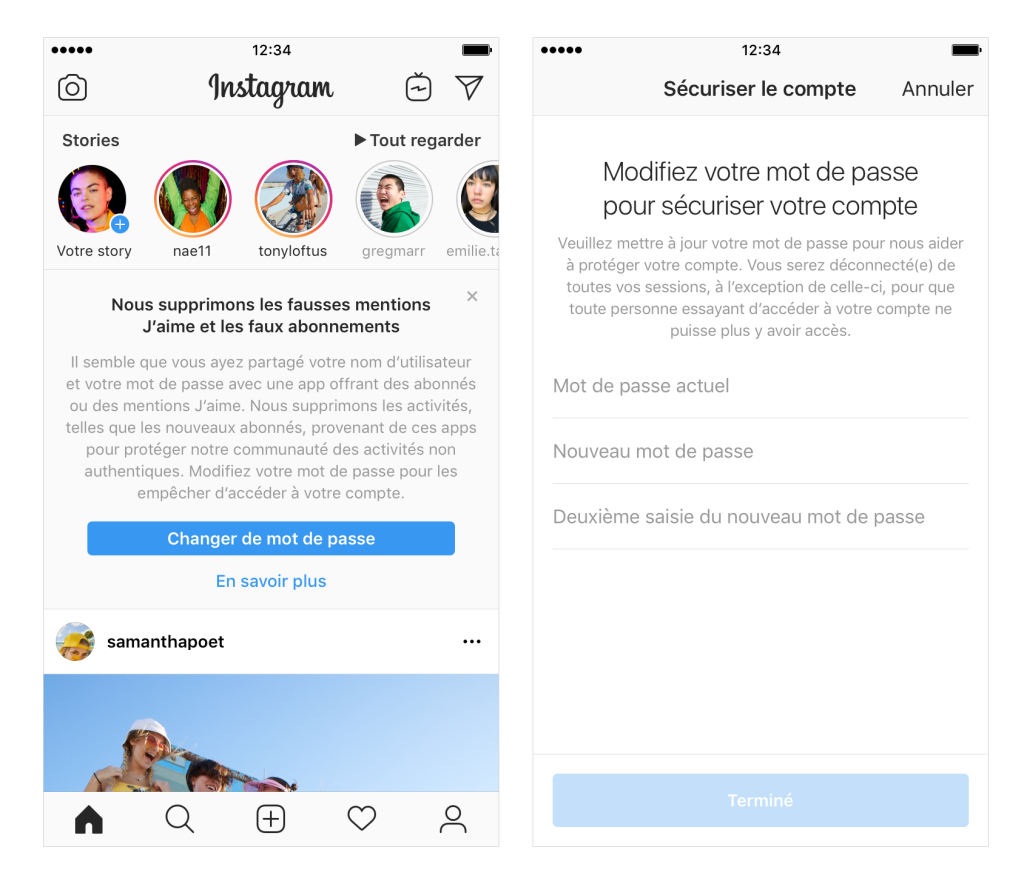 Instagram réseaux sociaux